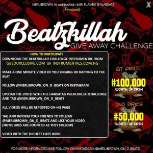 merlibrown give away beat challenge