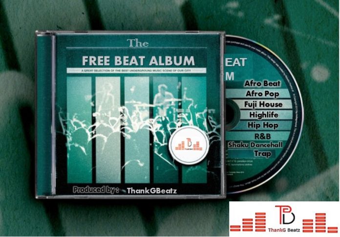 The Free Beat Album with hip hop, afro pop, afrobeat, dancehall, reggae