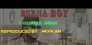 Download Instrumental: Burna Boy – Collateral Damage (Beat By Mykah) Burna Boy Collateral Damage Instrumental