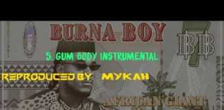 Download Instrumental: Burna Boy – Gum Body (Beat By Mykah) Burna Boy Gum Body Instrumental