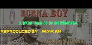 Download Instrumental: Burna Boy – Wetin Man Go Do (Beat By Mykah) Burna Boy - Wetin Man Go Do