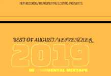 DJ Nosmas – Instrumentals Monthly Mixtape (August-September Edition 2019) DJ Nosmas Instrumentals mixtape