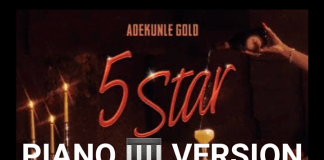 Download Freebeat: 5 Star (Piano Version) – Adekunle Gold Type Beat (Prod by Don DIzy)